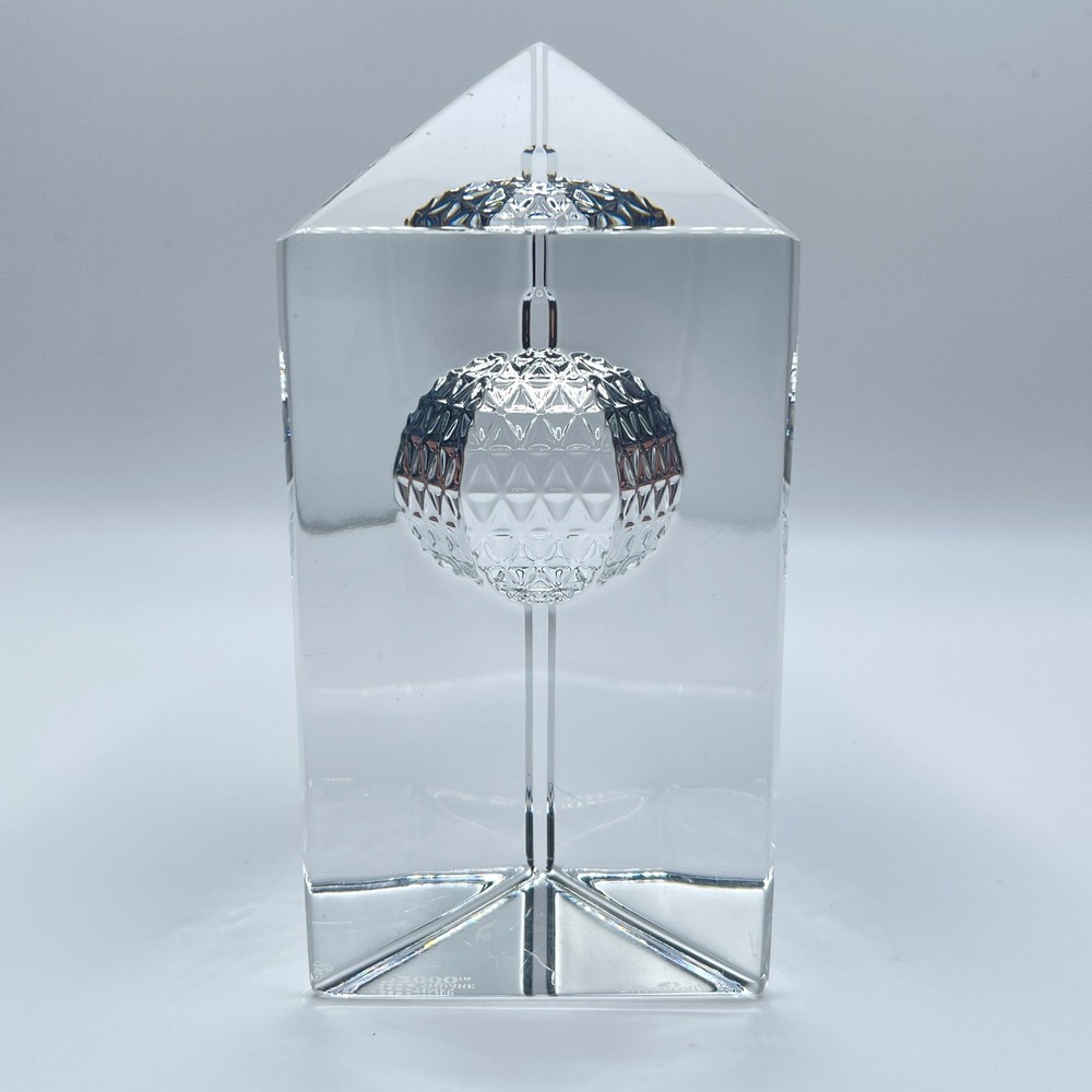 Waterford Crystal NY Times Square 2000 NYE‎ Ball Of Hope Prism Paperweight